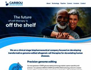 cariboubio.com screenshot