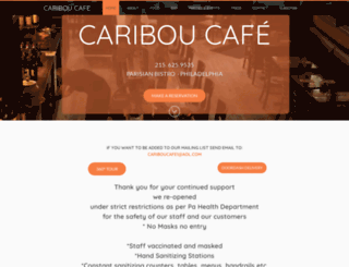 cariboucafe.com screenshot
