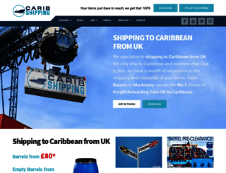 caribshipping.co.uk screenshot