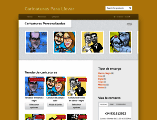caricaturasparallevar.com screenshot