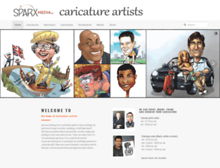 caricatures.co.za screenshot