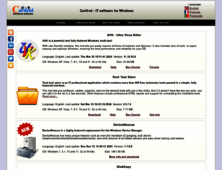 carifred.com screenshot