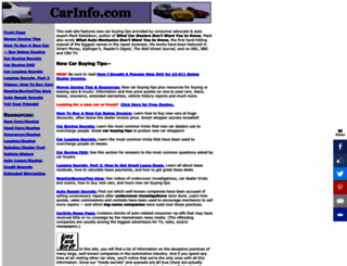 carinfo.com screenshot