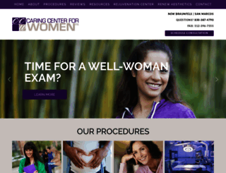 caringcenterforwomen.com screenshot