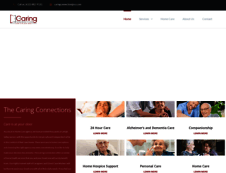 caringconnectioneldercare.com screenshot