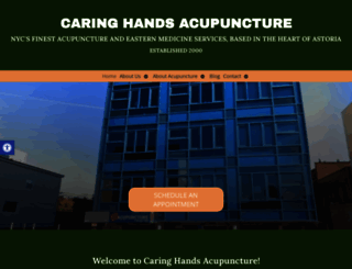caringhandsacupuncture.com screenshot