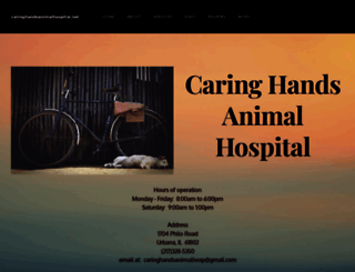 caringhandsanimalhospital.net screenshot