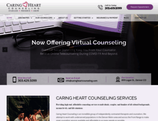 caringheartcounseling.com screenshot