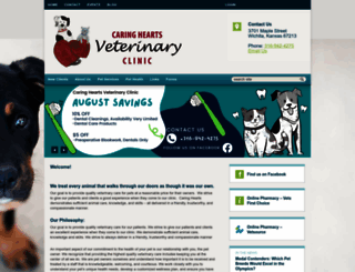 caringheartsvet.com screenshot