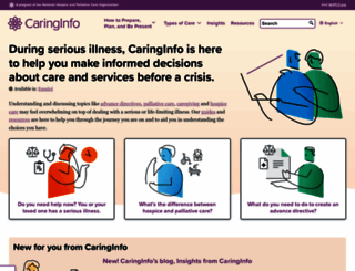 caringinfo.org screenshot