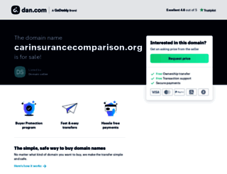 carinsurancecomparison.org screenshot