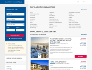 carinthiatophotels.com screenshot