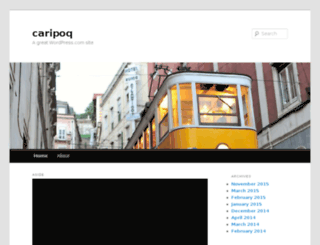 caripoq.wordpress.com screenshot