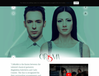 carismaguitarduo.com screenshot