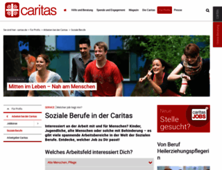 caritas-soziale-berufe.de screenshot