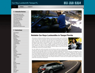 carkey-locksmithtampa.com screenshot