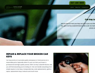 carkeylocksmithboston.com screenshot