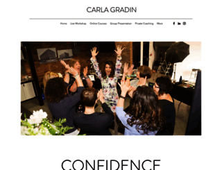 carlagradin.com screenshot