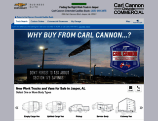 carlcannon.worktrucksolutions.com screenshot