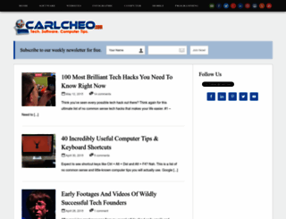 carlcheo.com screenshot