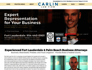carlinfirm.com screenshot
