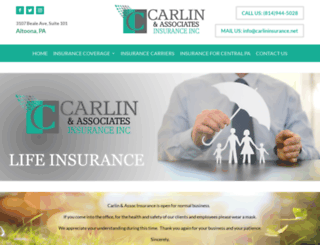 carlininsurance.net screenshot