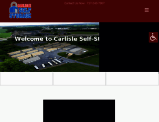 carlisleselfstorage.com screenshot