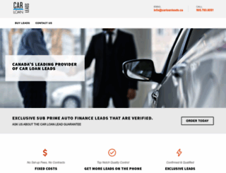 carloanleads.ca screenshot