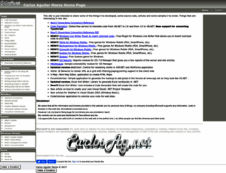carlosag.net screenshot