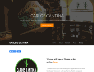 carloscantina.net screenshot