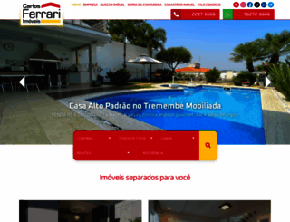 carlosferrariimoveis.com.br screenshot