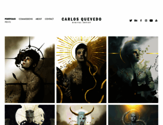 carlosquevedoart.com screenshot