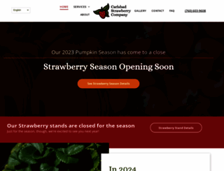 carlsbadstrawberrycompany.com screenshot