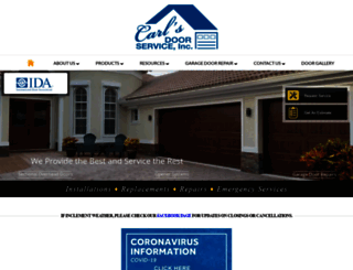carlsdoorservice.com screenshot