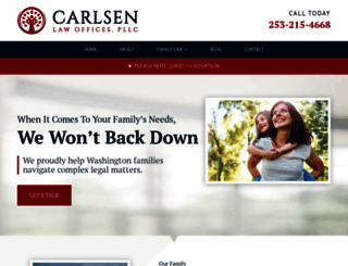 carlsenlawoffices.com screenshot