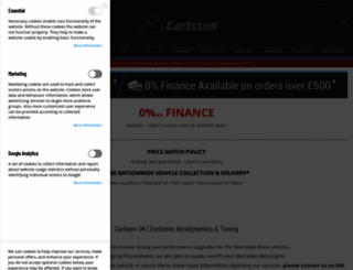 carlsson-uk.com screenshot