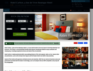 carlton-san-francisco.hotel-rez.com screenshot