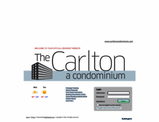 carltoncondominium.buildinglink.com screenshot
