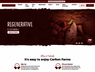 carltonfarm.com screenshot