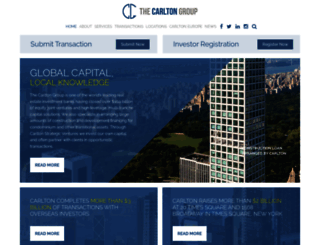 carltongroup.com screenshot