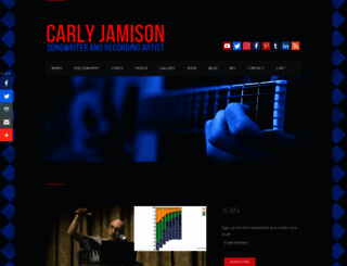 carlyjamison.com screenshot