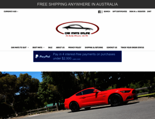 carmatsonline.com.au screenshot