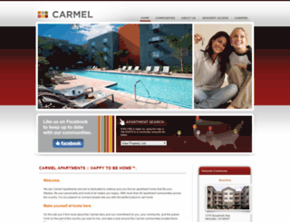 carmelapartments.com screenshot