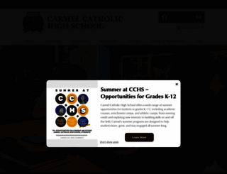 carmelhs.org screenshot