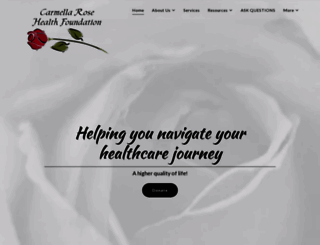 carmellarose.org screenshot