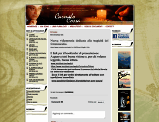 carmelocossa.com screenshot