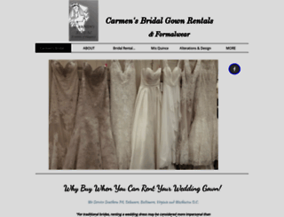 carmensformalwear.com screenshot