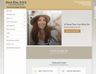 carmichaelcadentist.com screenshot