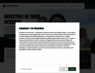 carmignac.es screenshot