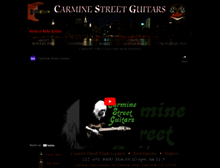 carminestreetguitars.com screenshot